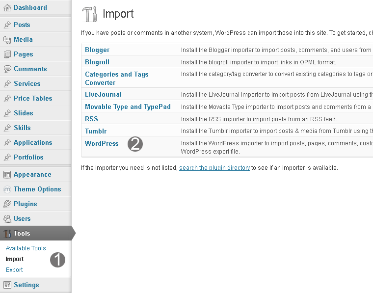 Importing Dummy Content - 1