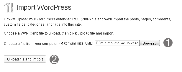 Importing Dummy Content - 3